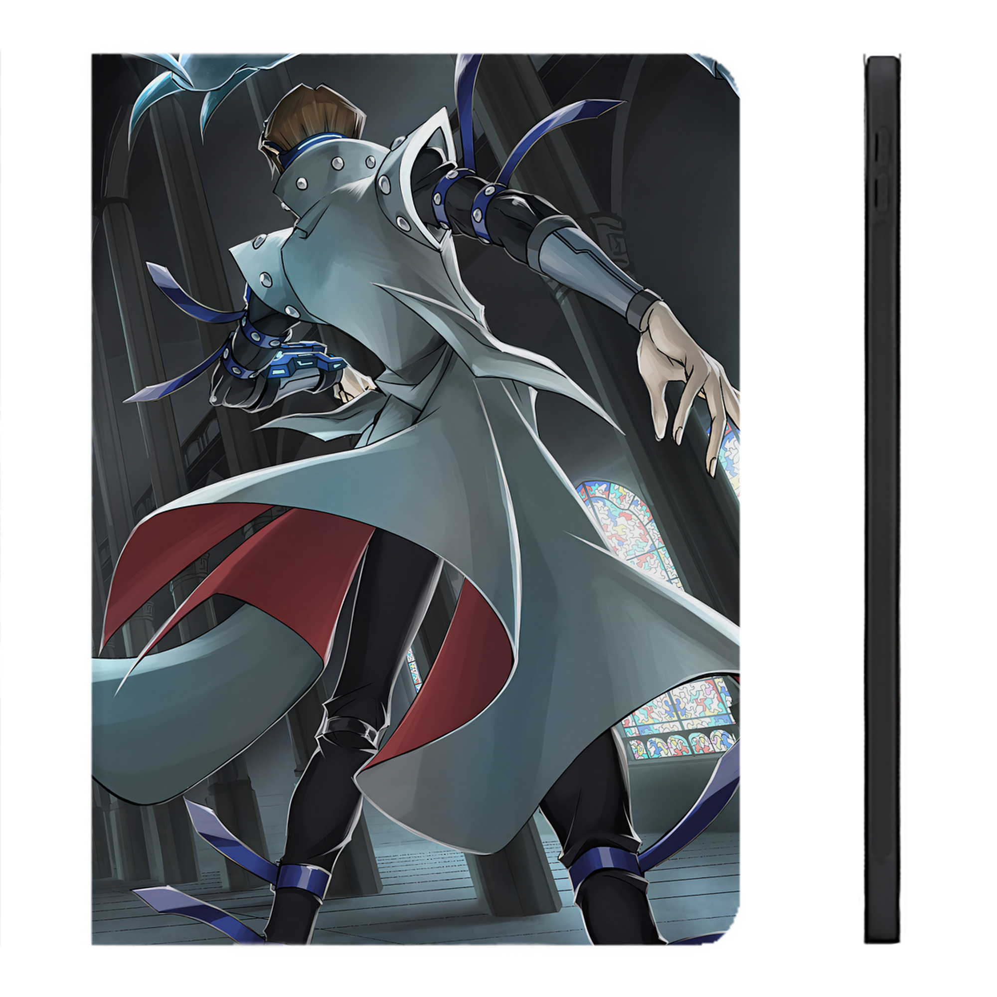 （画像用） 遊☆戯☆王 Yu-Gi-Oh! IPadケース ペンホルダー付き ブックスタイルデザイン